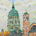 End Of The Green College Of Crows Painting by The GYPSY and Mad Hatter End Of The Green College Of Crows Painting by The GYPSY and Mad Hatter