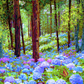 Endless Summer Blue Hydrangeas Painting by Jane Small Endless Summer Blue Hydrangeas Painting by Jane Small