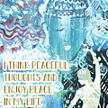 Enjoy Peace Mixed Media by Claudia Schoen Enjoy Peace Mixed Media by Claudia Schoen