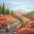 Enter Autumn Painting by Yoonhee Ko Enter Autumn Painting by Yoonhee Ko