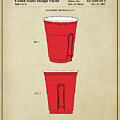 Ergonomic Beer Pong Red Cup Patent by Dale Kincaid