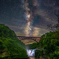 Ethereal Majesty Upper Falls Letchworth State park by Mark Papke