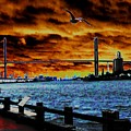 Eugene Talmadge Memorial Bridge and the Serious Politics of Necessary Change No. 1 Photograph by Aberjhani Eugene Talmadge Memorial Bridge and the Serious Politics of Necessary Change No. 1 Photograph by Aberjhani