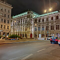 Evening Glow at the Vienna State Opera by Stuart Chard