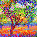 Evening Poppies Painting by Jane Small Evening Poppies Painting by Jane Small
