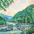 Evening River Scene by Kendall Kessler Evening River Scene by Kendall Kessler