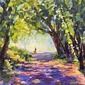 Evening Walk Painting by Madeleine Shulman Evening Walk Painting by Madeleine Shulman