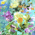 Explosion Of Joy 22 Dyptic 02 Painting by Miki De Goodaboom Explosion Of Joy 22 Dyptic 02 Painting by Miki De Goodaboom