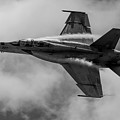 F18 in Black and White Photograph by Carolyn Hutchins F18 in Black and White Photograph by Carolyn Hutchins
