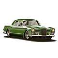 Facel Vega - un acte de classe parisien - verte Digital Art by Moospeed Art Facel Vega - un acte de classe parisien - verte Digital Art by Moospeed Art