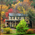 Fall At Glen Iris Inn by Mark Papke