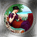 Far Away Thoughts c1911 by John William Godward Fine Art Xzendor7 Old Masters Reproductions Painting by Rolando Burbon Far Away Thoughts c1911 by John William Godward Fine Art Xzendor7 Old Masters Reproductions Painting by Rolando Burbon