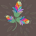 Feather Sprout Pattern by Tina Mitchell