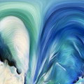 Feathered Waterfall Digital Art by Ronald Mills Feathered Waterfall Digital Art by Ronald Mills