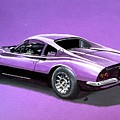 Ferrari Dino Purple Acrylic Painting Painting by Moospeed Art Ferrari Dino Purple Acrylic Painting Painting by Moospeed Art