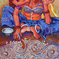 Festive Bliss, Rangoli Painting by Jyotika Shroff Festive Bliss, Rangoli Painting by Jyotika Shroff