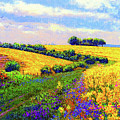 Fields of Gold Painting by Jane Small Fields of Gold Painting by Jane Small