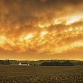 Fiery Skies Over Pennsylvania Landscape Photograph by Jason Fink Fiery Skies Over Pennsylvania Landscape Photograph by Jason Fink