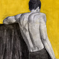 Gray and Butterscotch Painting by Hailey E Herrera Gray and Butterscotch Painting by Hailey E Herrera