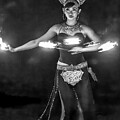 Fire Dance - bw Photograph by Werner Padarin Fire Dance - bw Photograph by Werner Padarin