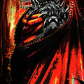 Fire Draconian Elder Mixed Media by Shawn Dall Fire Draconian Elder Mixed Media by Shawn Dall