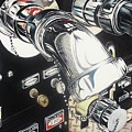 Fire Truck Bling Drawing by David Neace Fire Truck Bling Drawing by David Neace