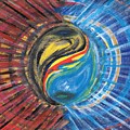 Fire with Ice Painting by Esoteric Gardens KN Fire with Ice Painting by Esoteric Gardens KN