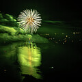 Fireworks Over Canadarago Lake #1 by Kevin Suttlehan