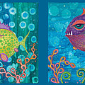 Fish School Digital Art by Tanielle Childers