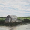 Fishing Shack Painting by Paula Pagliughi Fishing Shack Painting by Paula Pagliughi