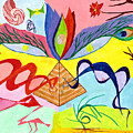Flaming Third Eye Painting by B Aswin Roshan Flaming Third Eye Painting by B Aswin Roshan