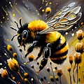 Flight of the Bumble Bee Digital Art by Cindy's Creative Corner Flight of the Bumble Bee Digital Art by Cindy's Creative Corner