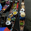 Market Mornings - Floating Market, Thailand Photograph by Earth And Spirit Market Mornings - Floating Market, Thailand Photograph by Earth And Spirit