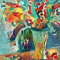 Floral Arrangement 003 Digital Art by Stacey Mayer Floral Arrangement 003 Digital Art by Stacey Mayer