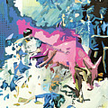 Flucht des Apis - Stier - Painting by Uwe Fehrmann Flucht des Apis - Stier - Painting by Uwe Fehrmann