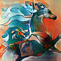 Flying Mane Horse 006 Digital Art by Stacey Mayer Flying Mane Horse 006 Digital Art by Stacey Mayer