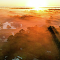 Fog bank at sunrise by Sand Catcher
