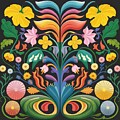 Folk Art Floral Design by Stephanie Fischer