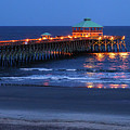 Folly Beach at Blue Hour Photograph by Louis Dallara Folly Beach at Blue Hour Photograph by Louis Dallara