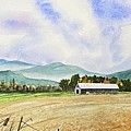 Foothills Barn Painting by Joseph Burger Foothills Barn Painting by Joseph Burger