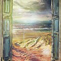 Footprints Painting by Try Cheatham Footprints Painting by Try Cheatham