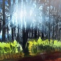After Bob Ross Painting by Linda Feinberg After Bob Ross Painting by Linda Feinberg