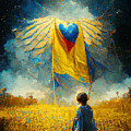 For the children of Ukraine Painting by Vart For the children of Ukraine Painting by Vart