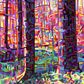 Forest-tapestry-final Painting by Mandy Budan Forest-tapestry-final Painting by Mandy Budan