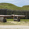 Fort Fisher Cannons Photograph by Heather E Harman Fort Fisher Cannons Photograph by Heather E Harman