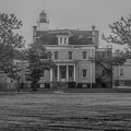 Fort Hancock YMCA Building On A Misty Morn Photograph by Kristia Adams Fort Hancock YMCA Building On A Misty Morn Photograph by Kristia Adams