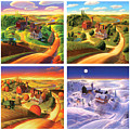 Four Seasons Squared by Robin Moline