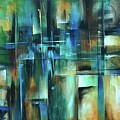 Fractured View Painting by Michael Lang Fractured View Painting by Michael Lang