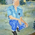 Frank Painting by John Klobucher Frank Painting by John Klobucher