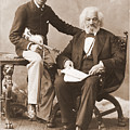 Frederick Douglass and His Grandson Photograph by David Hinds Frederick Douglass and His Grandson Photograph by David Hinds
